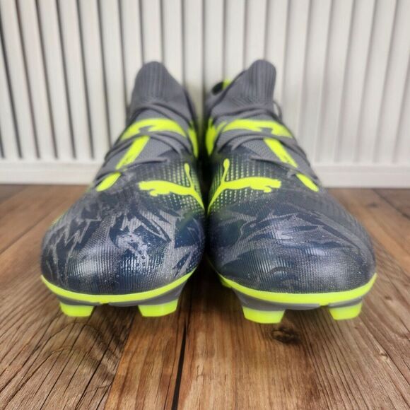 PUMA Future 7 Match Rush FG/AG Mens Size 12 Gray Green Soccer Cleats 107842-01 - Picture 3 of 11